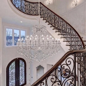 Châu Âu sang trọng K9 Đèn Chùm Pha Lê Maria THERESA phong cách cho biệt thự cầu thang hội trường đám cưới sự kiện đèn chùm - Product Image 2