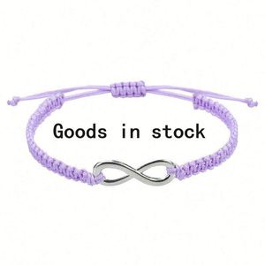 Wholesale <b>Infinity</b> Symbol Woven Friendship <b>Bracelet</b> Adjustable Braided Rope Number <b>Bracelets</b> for Couple Friends - Product Image 4