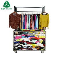 Kaos Wanita Vintage Kasual untuk Sehari-hari Pakaian Bekas Bal Gaya Musim Panas MOQ 45kg