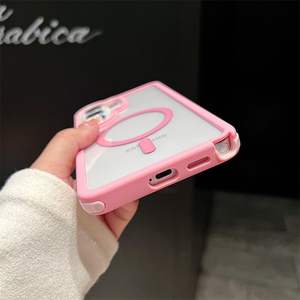 เคสโทรศัพท์กันกระแทกแบบใส 2 in 1 รุ่นใหม่ล่าสุด พร้อมแม่เหล็ก สำหรับ Samsung S26 Ultra และ iPhone 17 Pro Max - Product Image 6