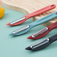 Hyri Groothandel Hand Aardappel Dunschiller Goedkope Scherpe Plastic Groente Dunschiller Roestvrij Mes Keukengereedschap