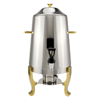 Carafe à café et distributeur de jus en acier inoxydable de qualité alimentaire 13L, réfrigération à froid/chaud, design portable pour les fêtes, 220V