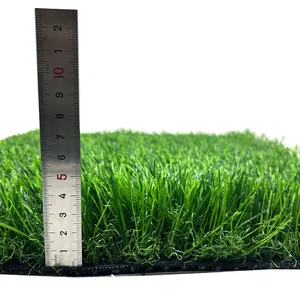 优质户外人造草，带雨水排水，抗紫外线花园人造草iso9001
