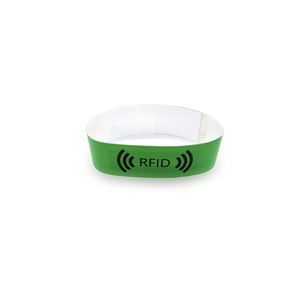Grosir <span class=keywords><strong>MIFARE</strong></span> Plus S Chip NFC dapat disesuaikan stiker QR gelang kertas SLIX ICODE tahan air dengan Chip RFID - Product Image 2