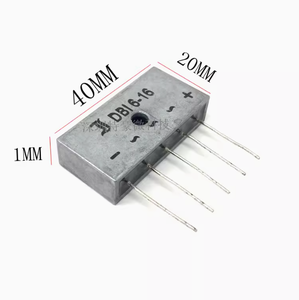 <span class=keywords><strong>Rectificador</strong></span> <span class=keywords><strong>de</strong></span> Puente DBI6-16 Original Nuevo, Componentes Electrónicos <span class=keywords><strong>de</strong></span> Orificio Pasante a Buen Precio en Existencia - Product Image 1