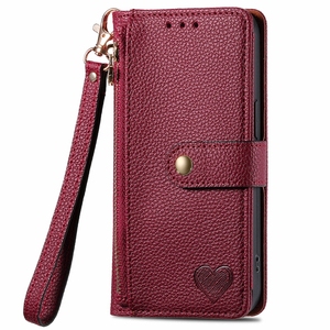<span class=keywords><strong>Funda</strong></span> tipo cartera de piel de lichi para One Plus Nord CE4, para Nothing Phone 2A, <span class=keywords><strong>funda</strong></span> <span class=keywords><strong>con</strong></span> tarjetero y cordón - Product Image 2