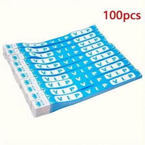 Bracelets jetables en papier synthétique pour billets d'entrée, étanches et anti-contrefaçon, bracelets personnalisés à bas prix - Product Image 3