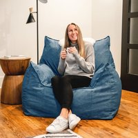 Sac paresseux géant confortable dans la couverture de pouf de remplissage canapé-lit pour enfant adulte dormir dans le salon