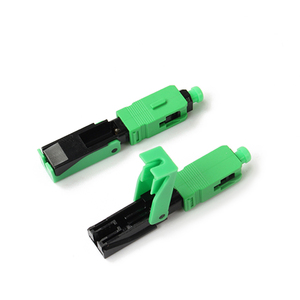 Đầu Nối Nhanh Cáp Quang FTTH Đầu Nối Nhanh <span class=keywords><strong>Sc</strong></span> <span class=keywords><strong>Apc</strong></span> Màu Xanh Lá Cây Cáp Quang Kết Nối Nhanh Kết Nối Trường Đơn Lẻ - Product Image 1