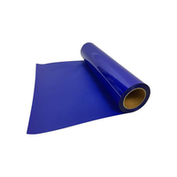 Film vinyle thermocollant extensible de haute qualité Yuanfan, petits rouleaux de 12 pouces x 5 pieds, épaisseur de 0,1 mm, 37 couleurs pour vêtements