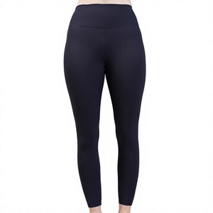 Leggings de sport pour femmes sur mesure avec logo 2025, respirants, 100% coton, sans couture, compression, tissu tricoté décontracté - Product Image 1