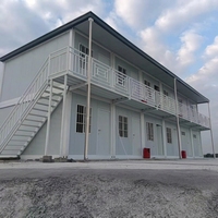 Maison conteneur modulaire préfabriquée économique à assemblage rapide, conception intégrée mobile pour écoles et commerces contemporains