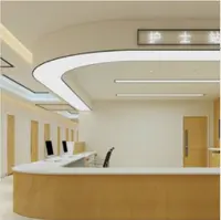 Özelleştirilmiş şekil hastane hemşire istasyonu resepsiyon masası ön masa, resepsiyon masası otel mobilya için