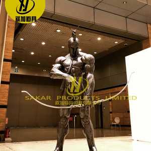 Escultura abstracta minimalista hecha <span class=keywords><strong>de</strong></span> <span class=keywords><strong>chatarra</strong></span>, adecuada para decoración <span class=keywords><strong>de</strong></span> jardines, estatua robot <span class=keywords><strong>de</strong></span> tamaño real. - Product Image 2