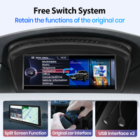 Junsun Wireless CarPlay Pour BMW E60 E90 AndroidCar Radio Pour BMW Série 5 E60 E61 E63 E64 E90 E91 E92 Multimédia GPS Autoradio