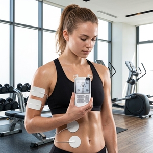 Unidad TENS Inalámbrica Recargable, Masajeador TENS, Estimulador Muscular para Aliviar el Dolor de Cuello, Espalda y Hombros, Dispositivo de Masaje Portátil para el Hogar - Product Image 1