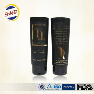 <span class=keywords><strong>Tube</strong></span> d'emballage cosmétique en <span class=keywords><strong>plastique</strong></span> noir mat <span class=keywords><strong>pour</strong></span> nettoyant facial <span class=keywords><strong>pour</strong></span> hommes - Product Image 4