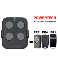 Remote Control Pintu Garasi Powertech PR1 PR4 PR2 433MHz Rolling Code Pembuka Gerbang Transmitter Genggam