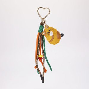 Goreal Túi Xách Phim Hoạt Hình PU Da Động Vật Và Trái Cây Keychain Handmade Bện Dây May Mắn Bóng Dệt Mặt Dây Chuyền Túi quyến rũ - Product Image 2