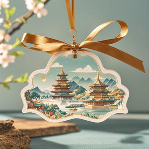 Pendentif d'aromathérapie sans flamme de style chinois personnalisé, ornement suspendu haut de gamme, parfum longue durée, créatif et solide - Product Image 2