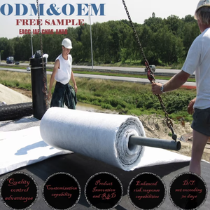 Géotextile en polypropylène non tissé renforcé, matériau de construction composite, géogrille, drainage, imperméabilisation, contrôle de l'érosion - Product Image 1