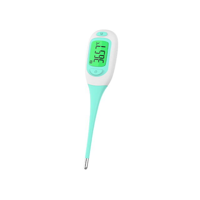 Body Contact Electric Baby Thermometer Fast Measure Plastic LCD Digital Clinical Soft Flexible for Armpit Use