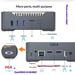 Mini PC Celeron <span class=keywords><strong>GK3V</strong></span>-PRO/GK3PLUS pour la maison et le bureau, ordinateur portable pour jeux 4K avec trois sorties d'écran - Product Image 4