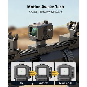 CVLIFE Viseur Solaire Intégré à Point Vert 3 MOA, Luminosité Automatique, Détection de Mouvement, Monture Picatinny pour le Tir - Product Image 5