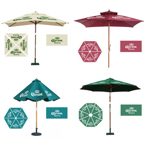 Parasol en bois avec mât central, couleur personnalisée, parasol en bois pour la plage, le jardin, l'extérieur, pour l'<span class=keywords><strong>Espagne</strong></span>, Yichang, Tetley's Heather Dew - Product Image 6