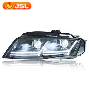 Pour Audi <span class=keywords><strong>A4</strong></span>, lentille de projecteur de phare, 2009-2012, signal dynamique, phare <span class=keywords><strong>A4</strong></span> B8, phare à diode électroluminescente, DRL, accessoires de voiture - Product Image 4