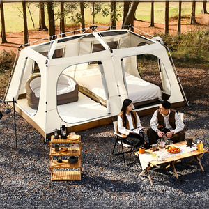 เต็นท์แคมป์ปิ้งเป่าลมสำหรับกิจกรรมกลางแจ้ง <span class=keywords><strong>Glamping</strong></span> Village 8.5 ขนาดใหญ่ สำหรับครอบครัว ใช้ได้ทุกฤดู ผลิตจากผ้า Oxford กันน้ำ 2000-3000 มม. - Product Image 3