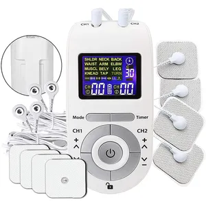 Électrodes électriques Low dizaines machine TENS EMS Stimulateur musculaire 9 Modes Thérapie numérique Tens Unit électrodes