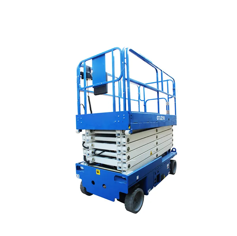 Hot model Hydraulic Scissor Lift ZS1212DC-Li 13.8m Height Scissor Lifts Work Platform Table with Spare Parts