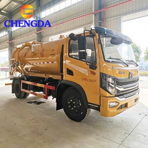 Camion d'occasion Dongfeng T8 4X2 150HP Diesel à conduite à gauche, camion de nettoyage de canalisations, camion de pompage des eaux usées, camion lourd - Product Image 5