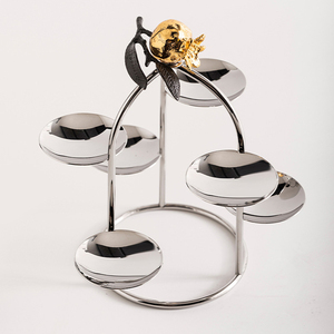 Soporte Redondo Creativo de Estilo Europeo para Pastel de Té de la Tarde, Soporte de Exhibición para Aperitivos, Soporte para Exhibición de Macarons para Hoteles - Product Image 4