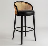 Chaise de bar réglable en rotin, style nordique moderne et minimaliste, écologique, garantie 5 ans, pour hôtel, salle à manger, salon