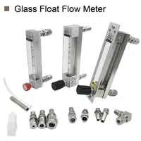 LZB-4WB Glass Rotameter Variable Area Flow Meter for Air Nitrogen Hydrogen Oxygen Liquid Laboratory Gas Analysis Testing