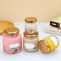 Bocaux de rangement en verre grande capacité 100ml 150ml 380ml 500ml avec couvercles