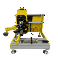 Machine de fraisage manuelle à commande PLC pour profilés PVC/UPVC, portes et fenêtres, moteur 1,1 kW, 3600 tr/min, profondeur de traitement 50 mm