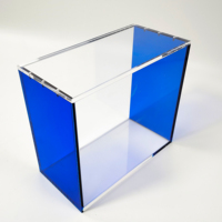 Boîte de rangement élégante en acrylique de 5 mm pour cartes, étui de présentation coloré pour cartes de jeu Elite Trainer, aimant puissant, poli, vente en gros