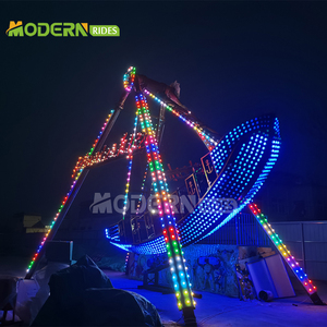 Modelo Moderno de Barco Pirata Personalizado, Equipo para Parque de Atracciones, Fibra de Vidrio y Acero, 16 Pasajeros, Todas las Edades - Product Image 2