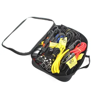 Durable High-Tenacity Stretchable Outdoor Elastic 24pcs Bungee Cord Set With Sturdy Metal Hooks
