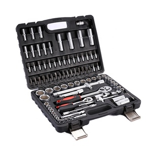 94 <span class=keywords><strong>piezas</strong></span> de cromo vanadio hembra 1/2 "1/4" profesional coche herramientas de reparación de kit de herramienta de mano - Product Image 1