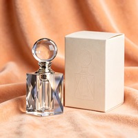Boîte d'emballage personnalisée vide pour flacon de parfum en verre transparent décoratif de 5 ml pour Attar arabe, huile d'Oud, huile essentielle