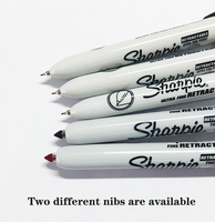 Stylos marqueurs permanents à pointe fine rétractables Sharpie