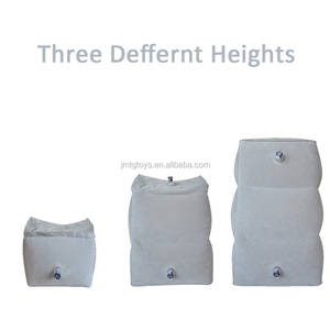 Adjustable Height <b>Inflatable</b> Travel Foot Rest Pillow for Airplanes Cars Buses Trains Office Use for Living Room <b>Sofas</b> - Product Image 3