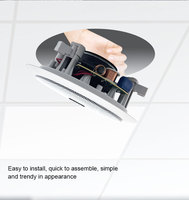 Haut-parleur de plafond ABS de 5 pouces OEM 40W 8 Ohm avec tweeter en Mylar pour hôtel, bureau, centre commercial