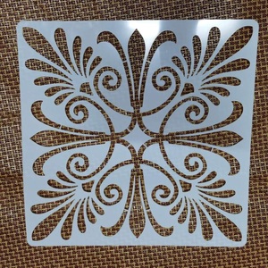 Tùy Chỉnh Lớn Stencils 40 CM Vuông <span class=keywords><strong>Stencil</strong></span> Cho Bức Tranh Tường - Product Image 2
