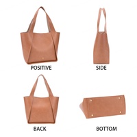 Sac fourre-tout de luxe en PU imperméable avec fermeture éclair, grand format, portable, pour femme, nouvelle collection, vente chaude, marque de créateur, vente en gros