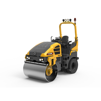Compacteur léger hydraulique complet de 4 tonnes, rouleau de compactage vibrant XD140VT